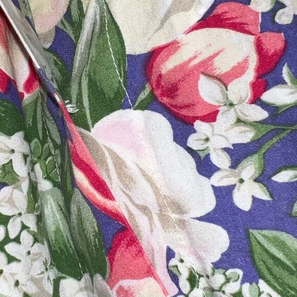 Dogwood Lane Vintage Floral Prairie Dress Sleeveless 6X - Picture 4 of 7